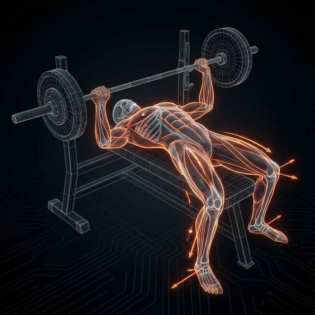 Bench Press Setup technique demonstration